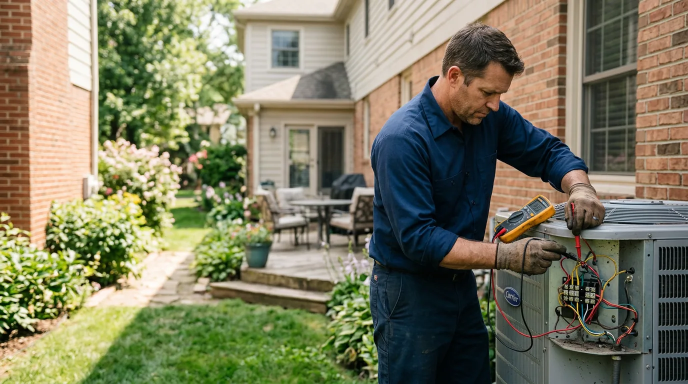 HVAC technician working near Forest City, NC